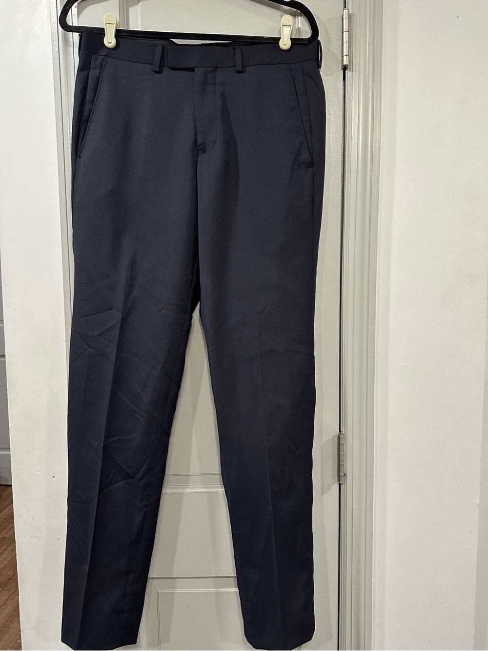 MXM Men's Navy Dress Pants - Slim Tailored
